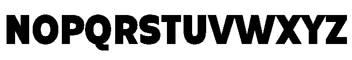 Thicker Style Regular Font UPPERCASE