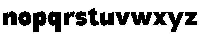 Thicker Style Regular Font LOWERCASE