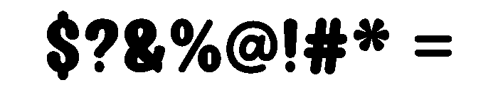 Thickloved Sans Font OTHER CHARS