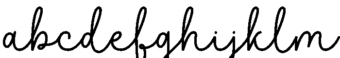 Thickloved Script FONT