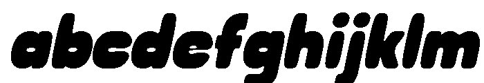 Thicko Italic Rounded FONT