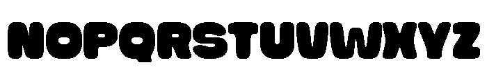 Thicko Rounded Font UPPERCASE