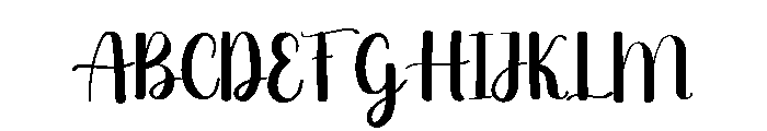 Thicks Font UPPERCASE