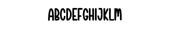 Thickster Font UPPERCASE