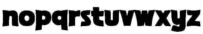 Thicksy Font LOWERCASE