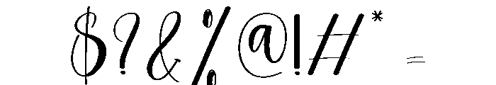 Thicky Christmas Font OTHER CHARS