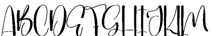 Thicky Christmas Font UPPERCASE
