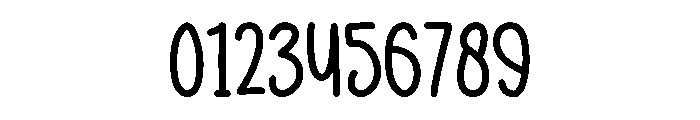 Thicky Thacka Font OTHER CHARS