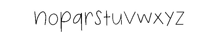 Thierry Font LOWERCASE