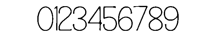 Thin_Aesthetic Font OTHER CHARS