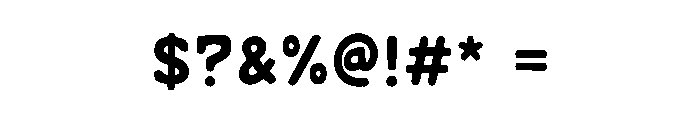 Thin Glow Font OTHER CHARS