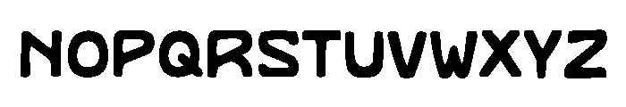 Thin Glow Font UPPERCASE