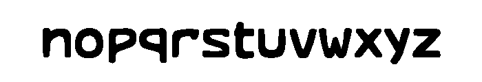 Thin Glow Font LOWERCASE