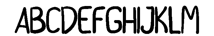 Thin Heart Regular Font UPPERCASE