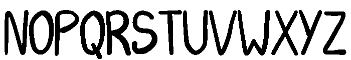 Thin Heart Regular Font UPPERCASE