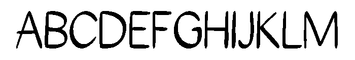 Thin Jejari Regular Font UPPERCASE