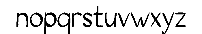 Thin Jejari Regular Font LOWERCASE