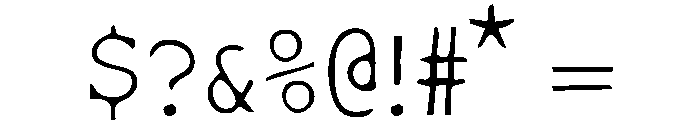 Thin Typewriter Font Font OTHER CHARS