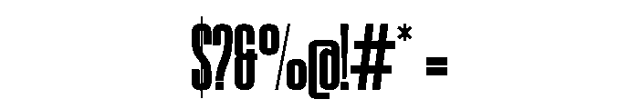 Thinger Regular Font OTHER CHARS