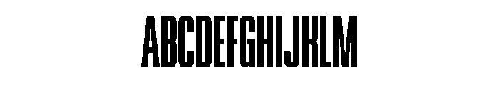 Thinger Regular Font UPPERCASE