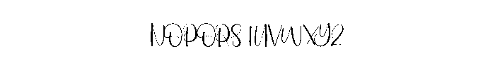 Thingking Flirting Font UPPERCASE