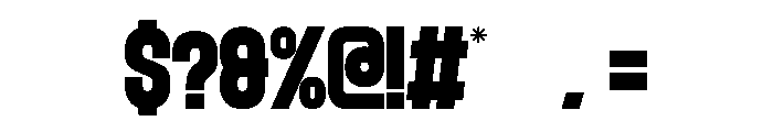Things Regular Font OTHER CHARS
