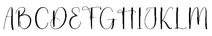 Things Valentine Font UPPERCASE