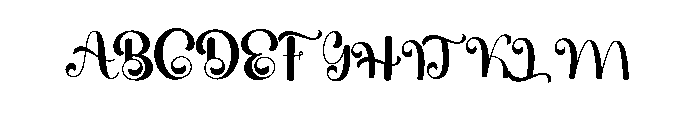Think Break Font UPPERCASE