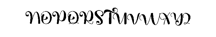 Think Break Font UPPERCASE
