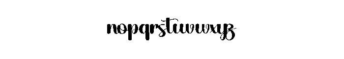 Think Break Font LOWERCASE