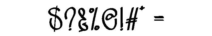 Think Chunky Font OTHER CHARS