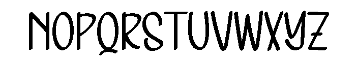 Think Chunky Font UPPERCASE