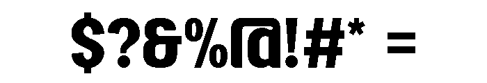 Think Insane Font OTHER CHARS