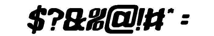 Think Possible Bold Italic Font OTHER CHARS