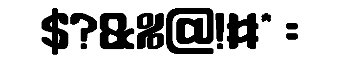 Think Possible Bold Font OTHER CHARS
