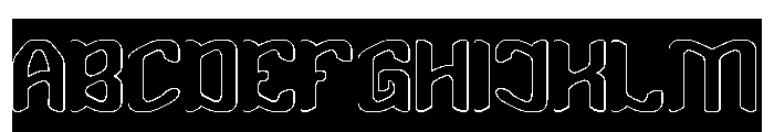 Think Possible-Hollow-Inverse Font UPPERCASE