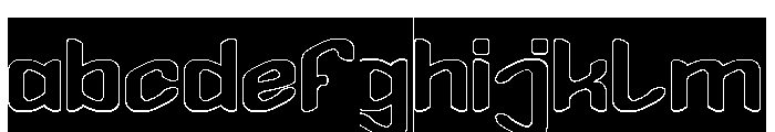 Think Possible-Hollow-Inverse FONT