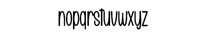Think Spirit Font LOWERCASE