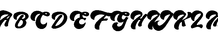 Think and Thieves Regular Font UPPERCASE