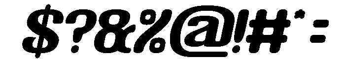 Thinker Mind Italic Font OTHER CHARS