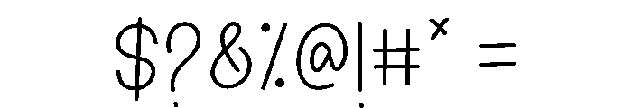 Thinking Vocation Font OTHER CHARS