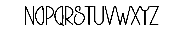 Thinking Vocation Font UPPERCASE