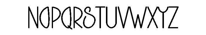 Thinking Vocation Font LOWERCASE