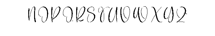 Thinking1 Font UPPERCASE