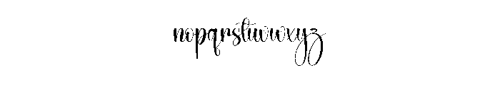 Thinking1 Font LOWERCASE