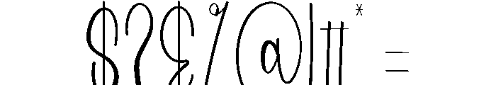 Thinkypad Font OTHER CHARS