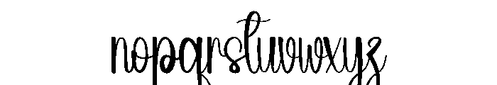 Thinkypad Font LOWERCASE