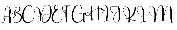 Thiny Family Font UPPERCASE