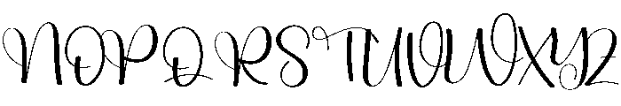Thiny Family Font UPPERCASE