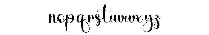 Thiny Family Font LOWERCASE